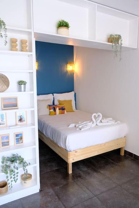 Cosy Studio A 2 Pas De La Plage Nice Extérieur photo
